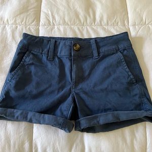 Blue shorts